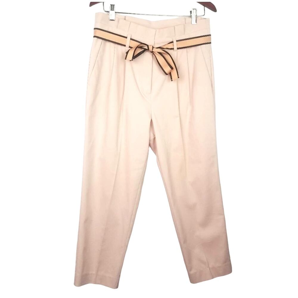 Motivi | Pink Dress Pants Trousers w/ Bow Blush Pink 8